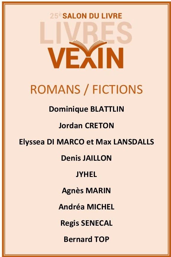 Livres en Vexin 2022 - Romans