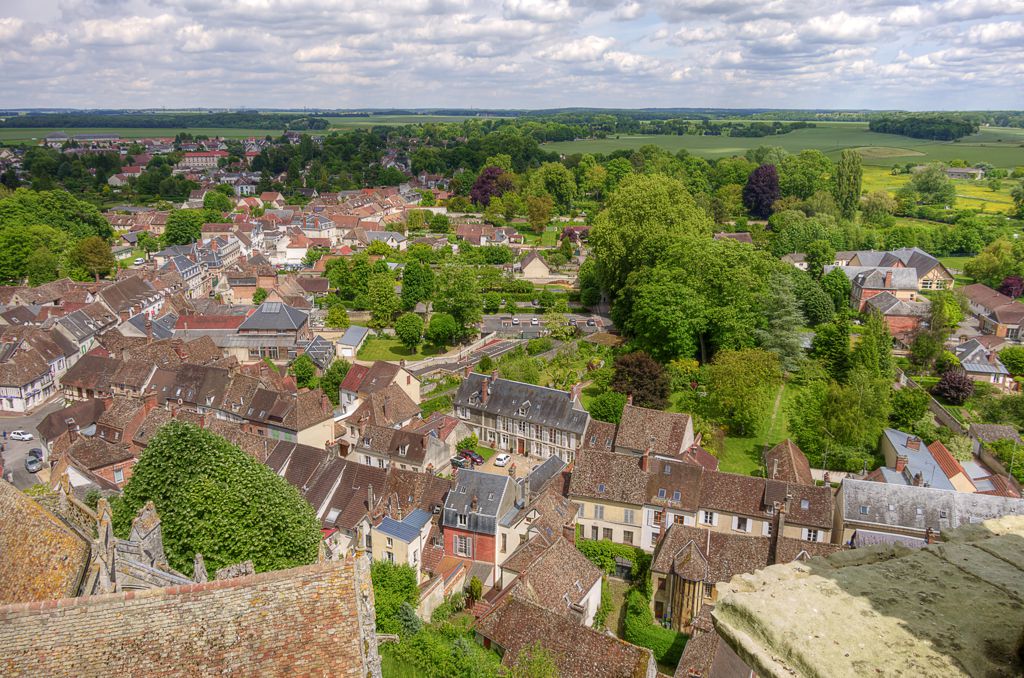 Photographie des toits de Chaumont en Vexin