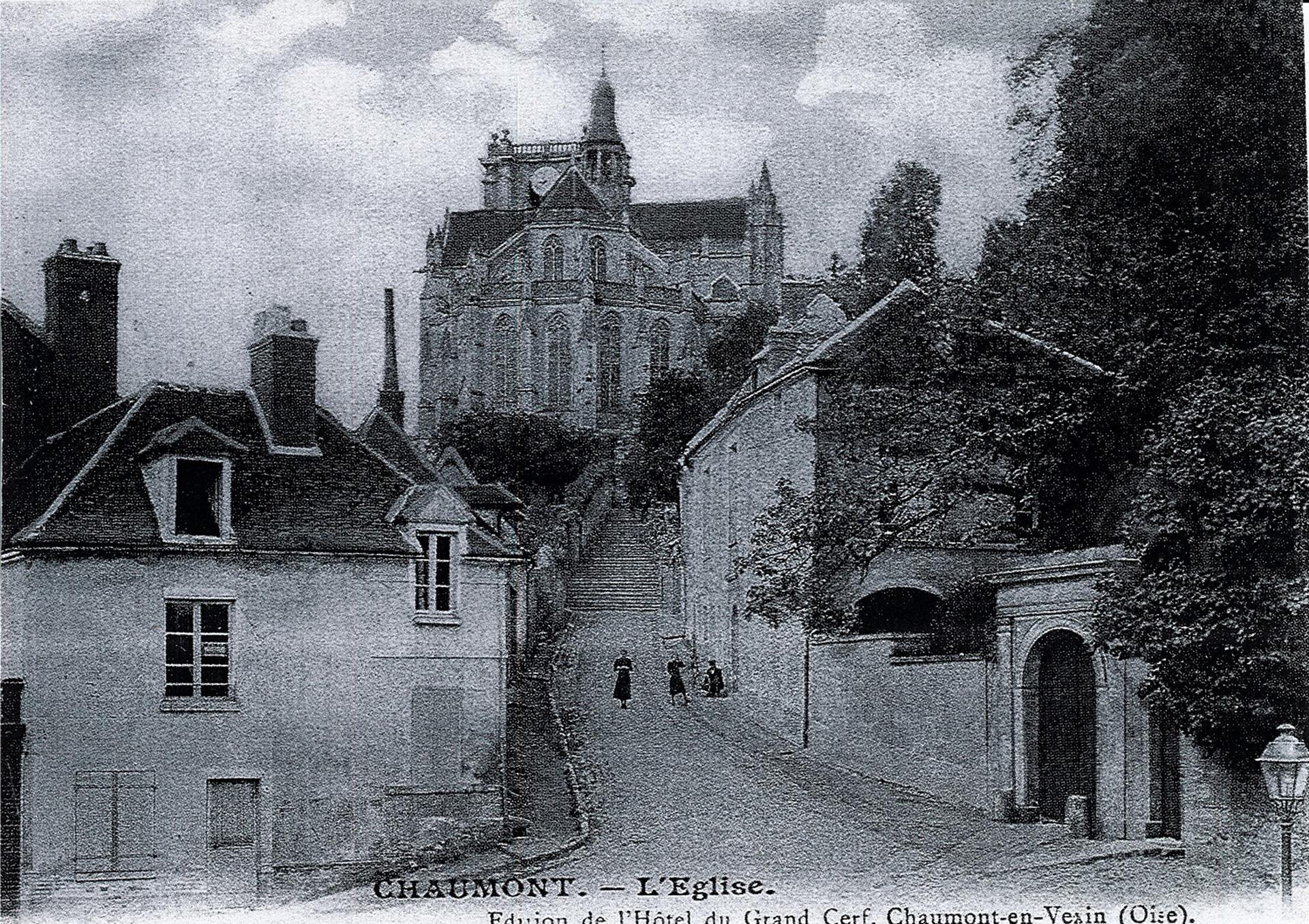 Carte postale de l'église